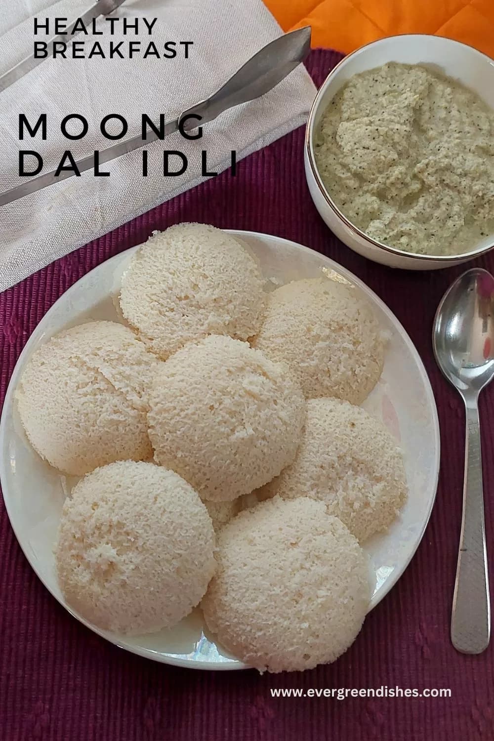 Photograph of Moong Dal Idli